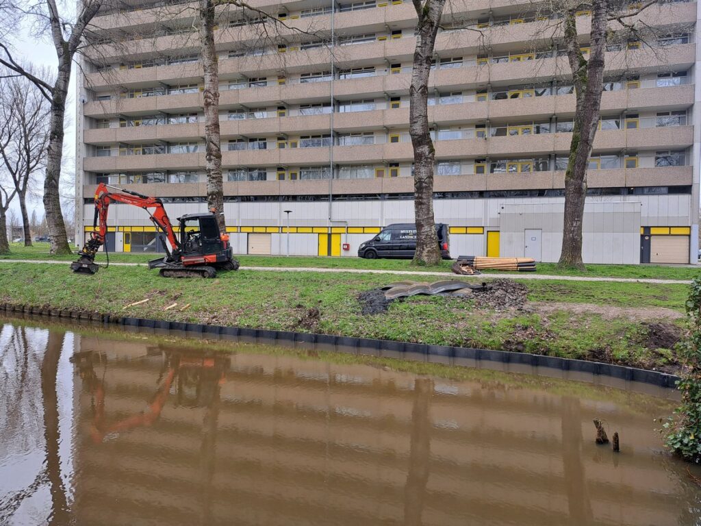 Duurzame beschoeiing Drachten 1